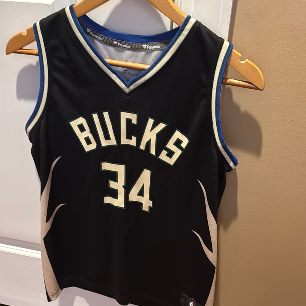 Fanatics Black and Cream Bucks Jersey